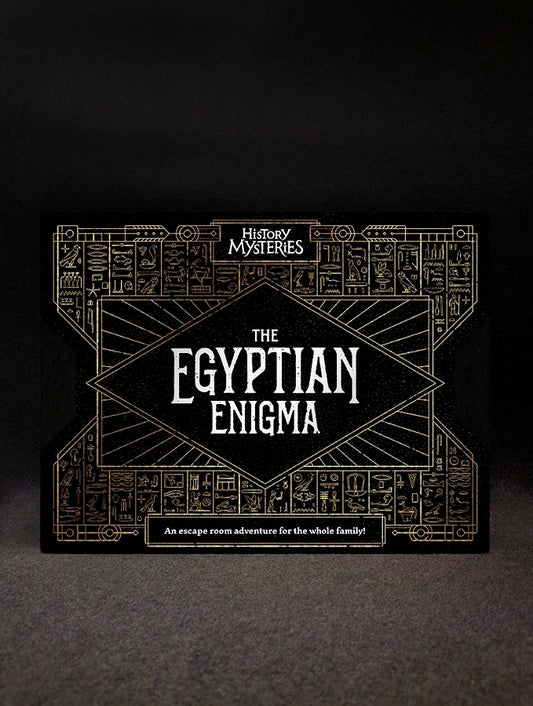 Mini Mysteries on nyt History Mysteries The Egyprian Enigma perheille sopiva kotona pelattava pakopeli