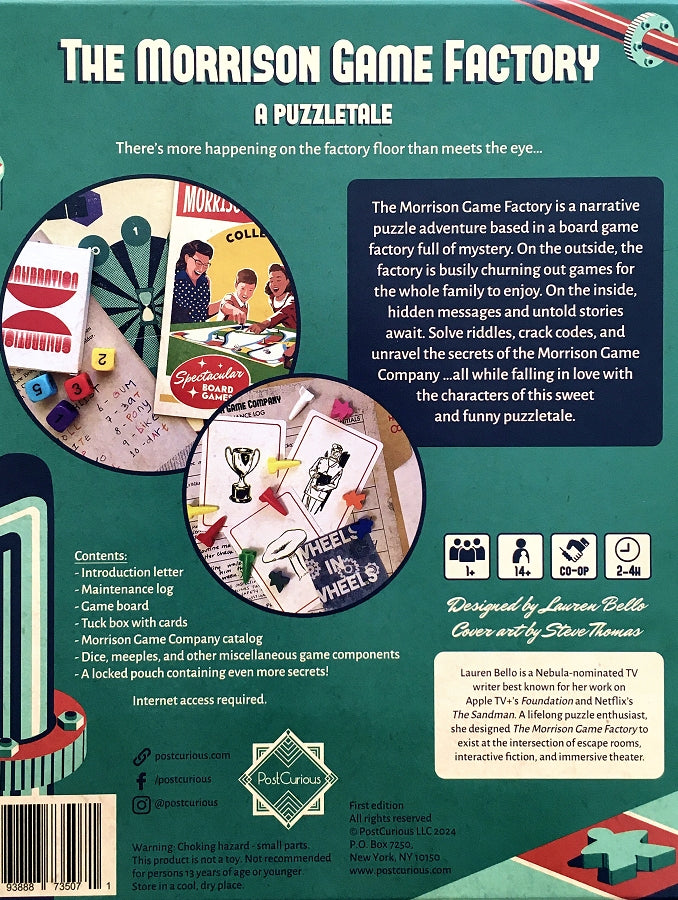 PostCurious - The Morrison Game Factory