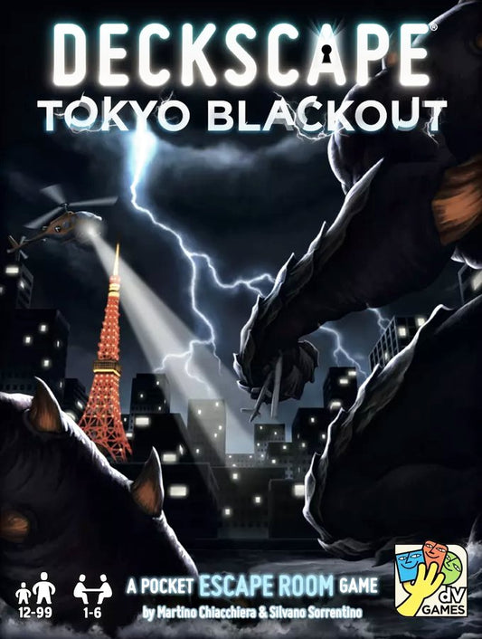 Deckscape uutuus Tokyo Blackout pakopeliseikkailu