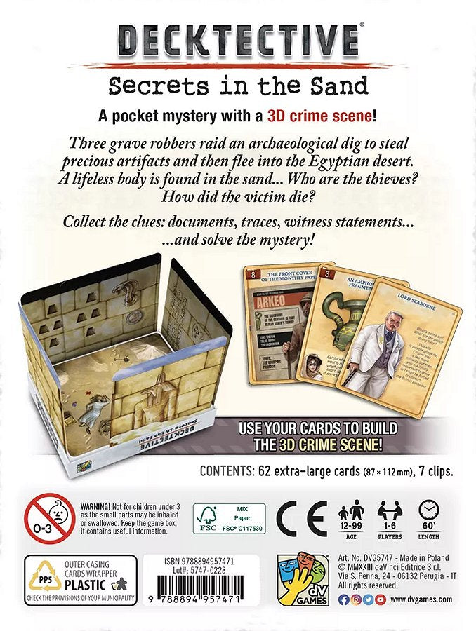 Secrets in the Sand -rikosmysteeripeli on Decktective-sarjan uusin osa