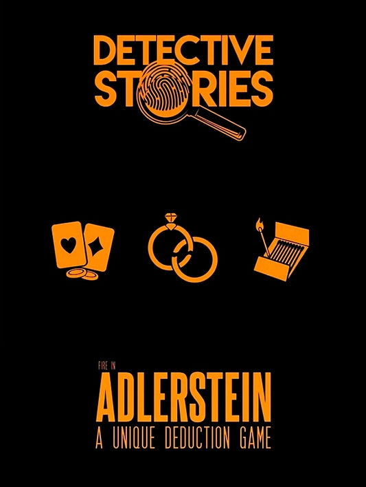 Detective Stories Case 1, The Fire in Adlerstein rikosetsiväpeli rikosmysteereiden ystäville