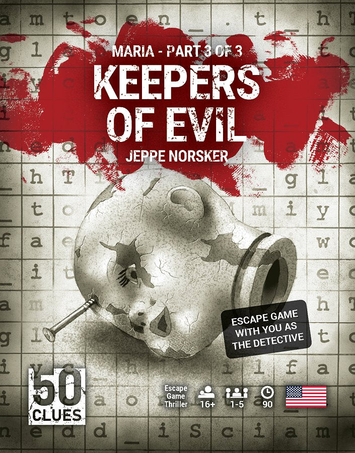 50 Clues Maria-trilogia, kauhupakopelin kolmas osa, Keepers of Evil