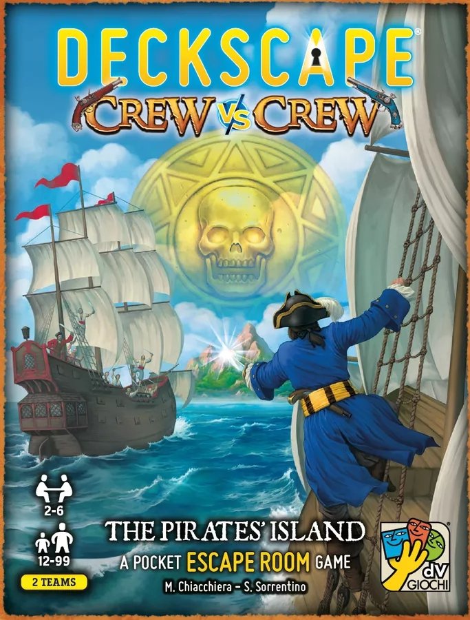 Deckscape Crew vs Crew The Pirates Island kotipakopeli kahdelle pelaajalle tai joukkueelle