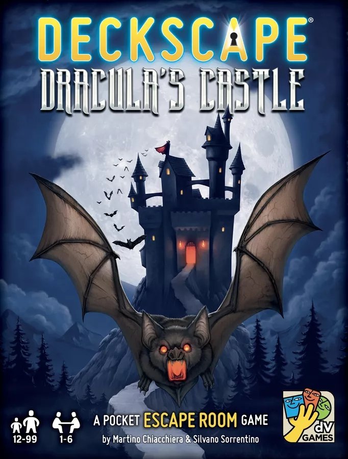 Deckscape Dracula's Castle pakolautapeli koko perheen pelihetkeen