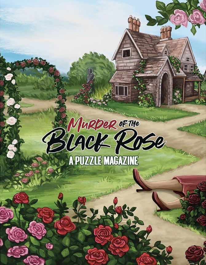 Murder of the Black Rose on pakopelitehtäviä sisältävä värikäs pulmalehti