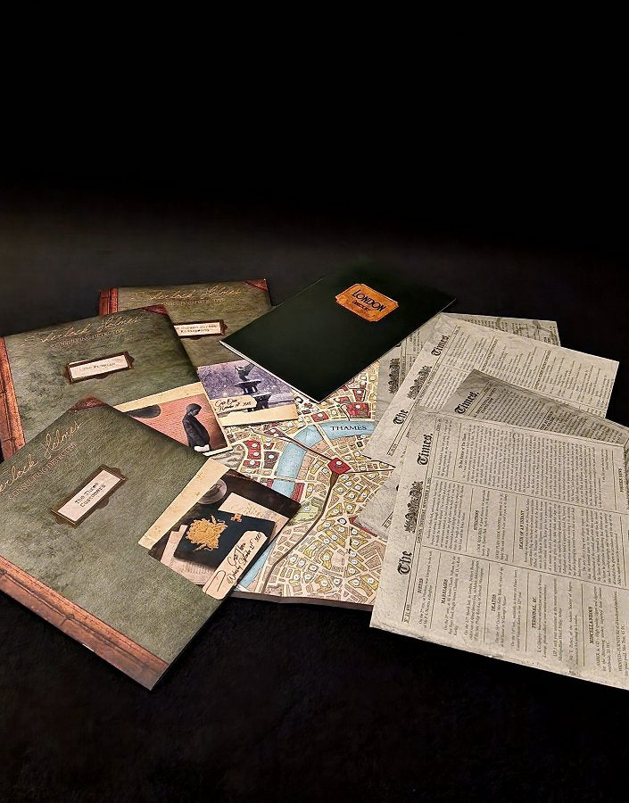 Consulting Detective rikosmysteeri peli sisältää kymmenen rikostapausta