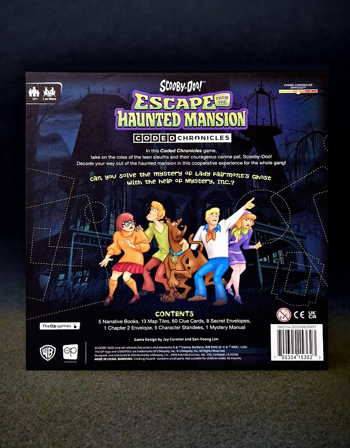 Scooby-Doo Escape from the Haunted Mansion pakolautapeli pakohuoneita pelaaville