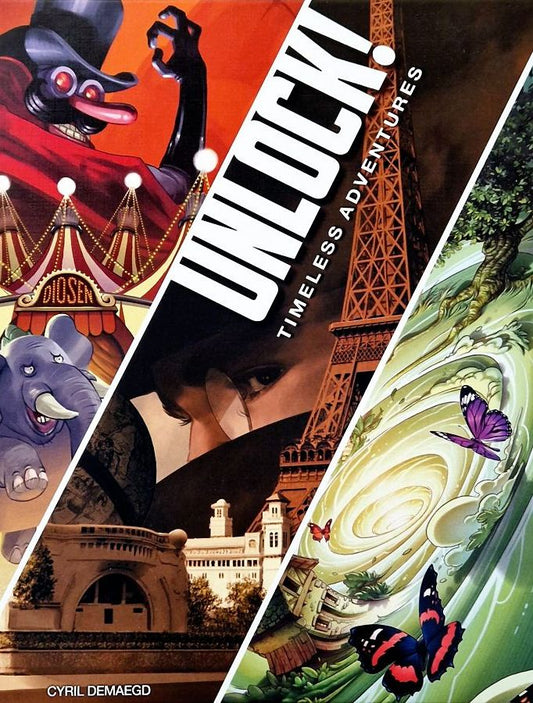 Unlock 6 Timeless Adventures pakolautapeli koko perheelle