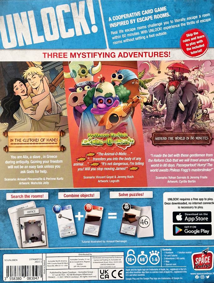 Unlock 8 Mythic Adventures pakopeli on seikkailu joka tarjoaa uusia pakohuone kokemuksia