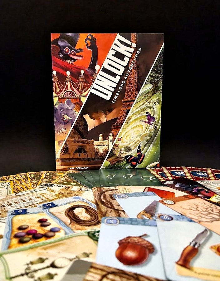 Lahjaksi pakohuoneista pitävälle ystävälle Unlock Timeless Adventures pakopeli